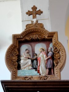 Coingt (Aisne) Église, chemin de croix, station 01