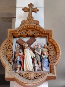 Coingt (Aisne) Église, chemin de croix, station 08