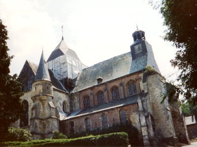 Collégiale Saint-Laurent de Rozoy-sur-Serre en 1991