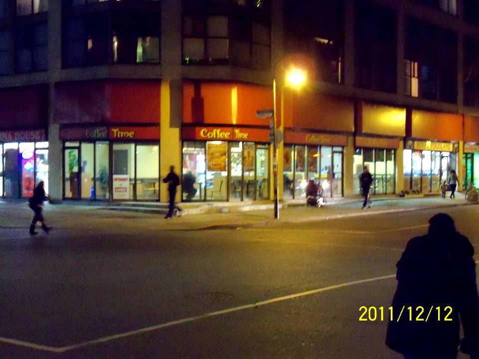Coffee Time on the corner of Princess Street and The Esplanade, Toronto -a
