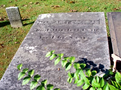 Cochran (Margaret), Lebanon Church Cemetery, 2015-10-23, 01