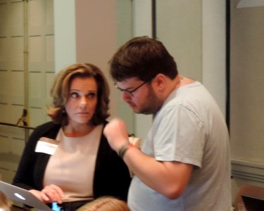 CoFR edit-a-thon 2016-03 KT McFarland and Jeremy B jeh