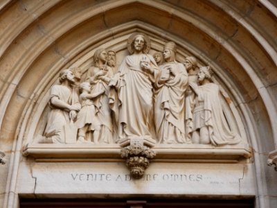 Cogny - Église Saint-Germain - Tympan