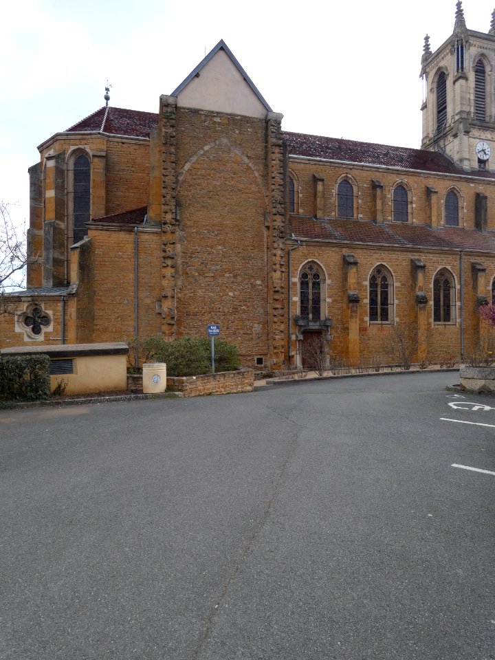 Cogny - Église Saint-Germain - Chevet (place Thomas Descotes)