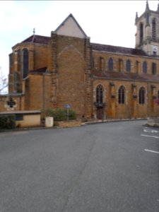 Cogny - Église Saint-Germain - Chevet (place Thomas Descotes)
