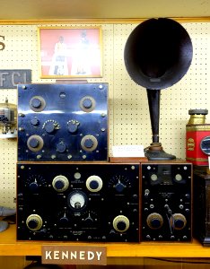Colin B. Kennedy Co., Type 220 Intermediate Wave Receiver, Type 110 Universal Receiver, and Type 525 Two Stage Amplifier - New England Wireless & Steam Museum - East Greenwich, RI - DSC06676 photo