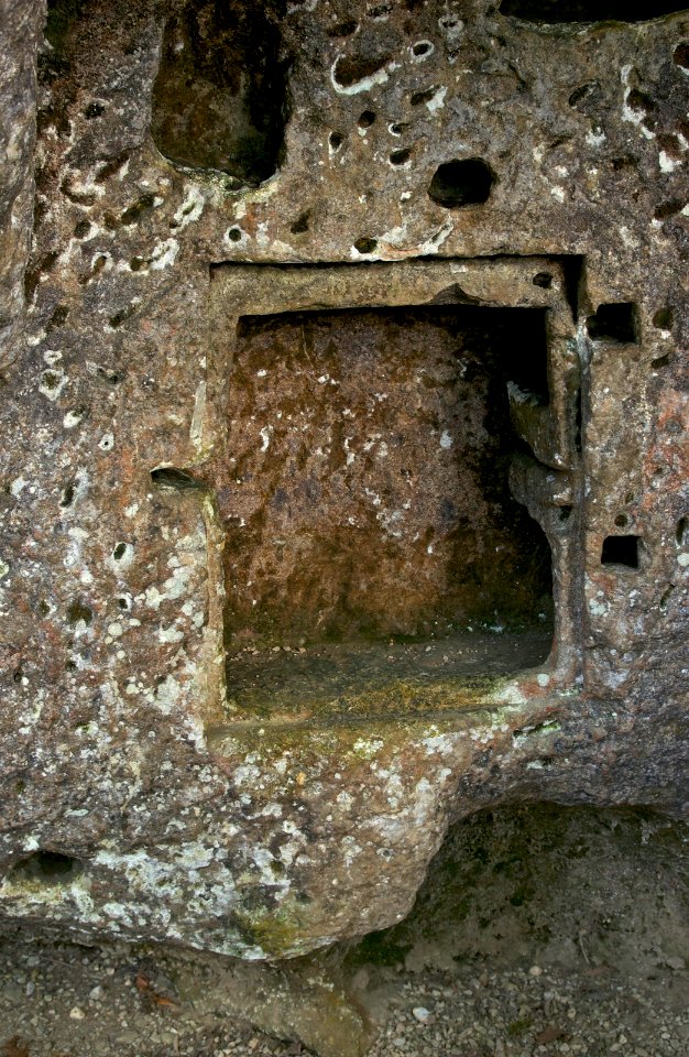 Coffre-fort troglodyte Roque Saint-Christophe