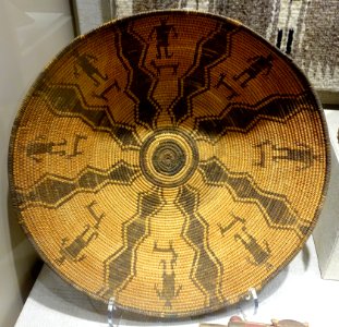 Coiled basket, Pima, California, 19th-20th century - Spurlock Museum, UIUC - DSC05924