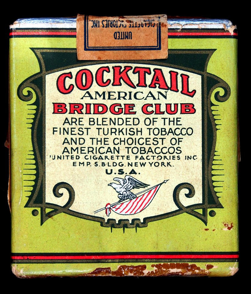 Cocktail Bridge Club cigarettes pack, pic2