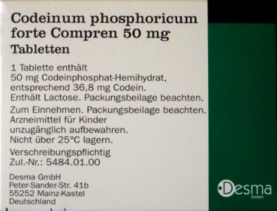 Codeinum phosphoricum forte Compren Desma