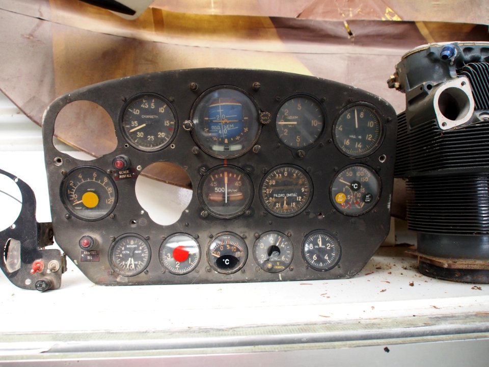 Cockpit seen at the Internationales Luftfahrtmuseum Manfred Pflumm, pic2