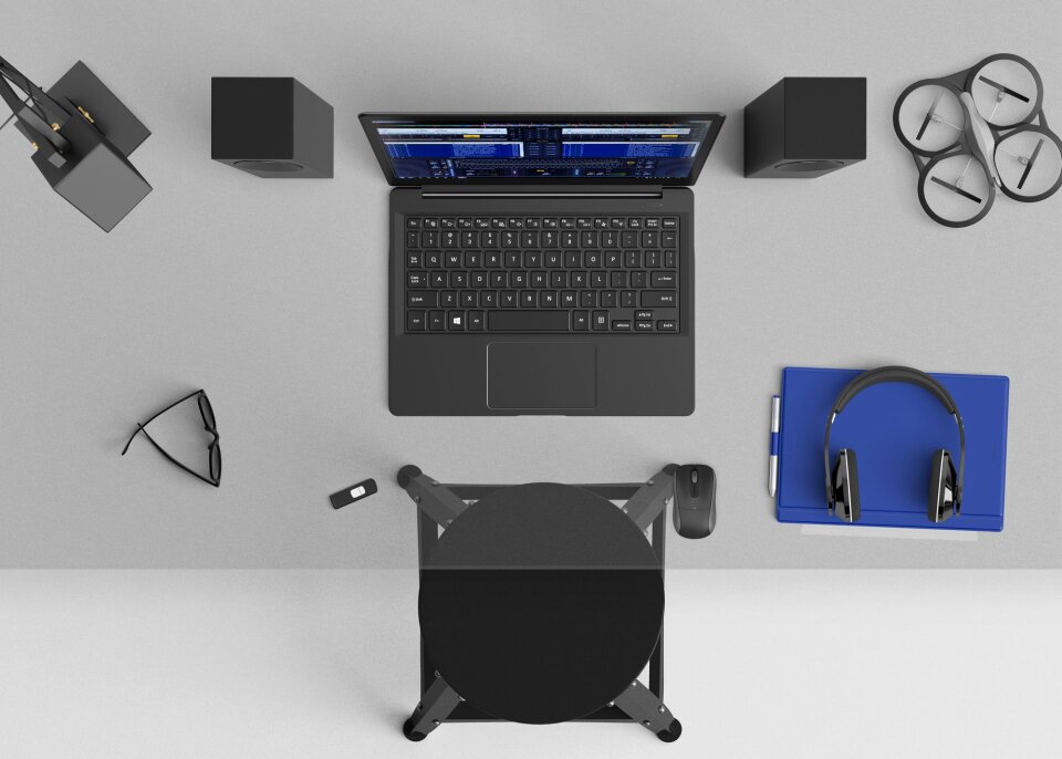 Microsoft surface workspace drone