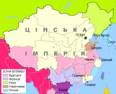 China divided 1901