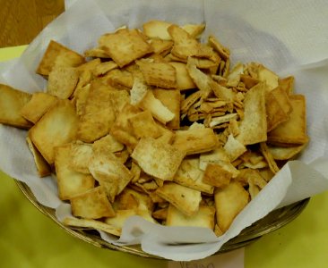 Chips in a bowl at a party