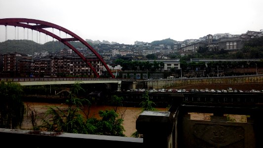 Chishui River Bank in Maotai(Moutai) Town, Renhuai City, Zunyi, Guizhou
