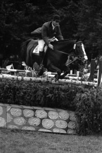 CHIO in Rotterdam, Harvey Smith op Evan Jones in actie, Bestanddeelnr 924-8862