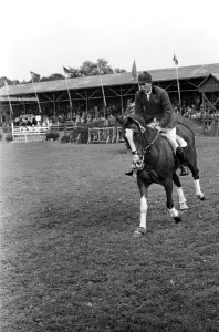 CHIO te Rotterdam. Europese kampioenschappen springruiter De Engelsman D. Broome, Bestanddeelnr 920-6535