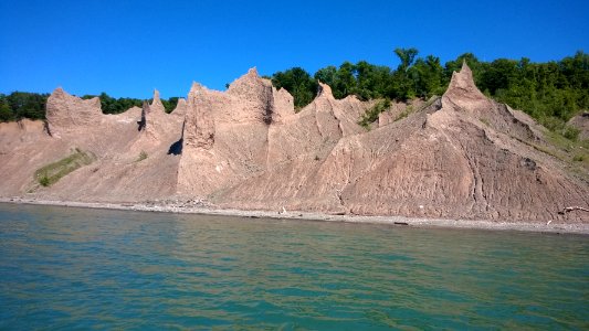 Chimney Bluffs Lake Ontario photo