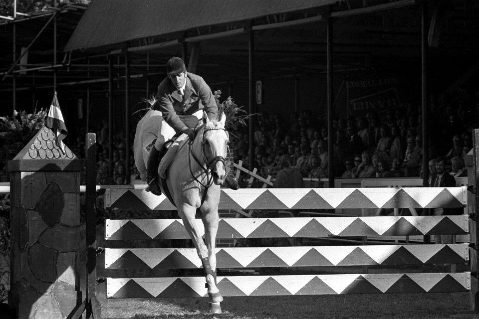 CHIO te Rotterdam, Grote Prijs van Rotterdam, winnaar Alwin Schockemöhle met Rex, Bestanddeelnr 926-6372