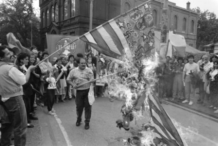 Chili-demonstratie in Amsterdam, Bestanddeelnr 934-3108