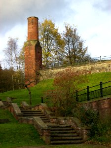 Chimney and steps, Park Bridge