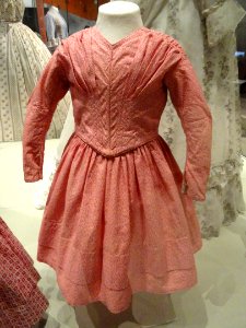 Child's informal dress, Millstone, New Jersey, United States, textile c. 1835-1837, dress 1840-1844 - Patricia Harris Gallery of Textiles & Costume, Royal Ontario Museum - DSC09439 photo