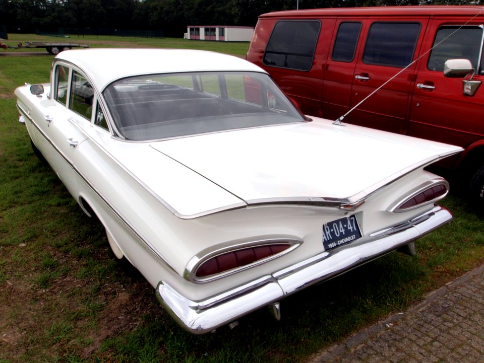 Chevrolet Bel air (1959) at the Autotron, dutch licence registration AR-04-47 p2