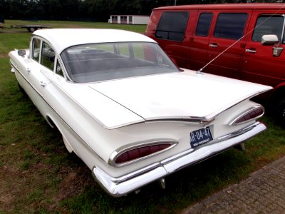 Chevrolet Bel air (1959) at the Autotron, dutch licence registration AR-04-47 p2