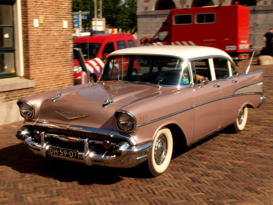 Chevrolet Bel Air (1957), Dutch licence registration DH-59-07 pic1