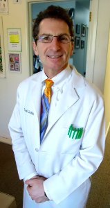 Chiropractor Dr. Donald DeFabio in his office photo