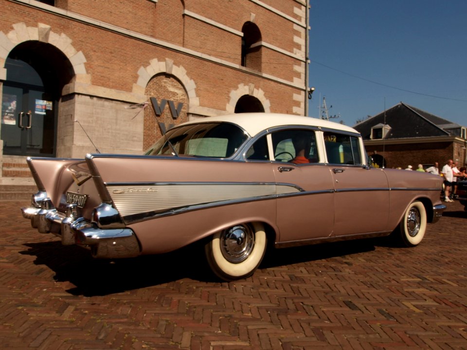 Chevrolet Bel Air (1957), Dutch licence registration DH-59-07 pic2