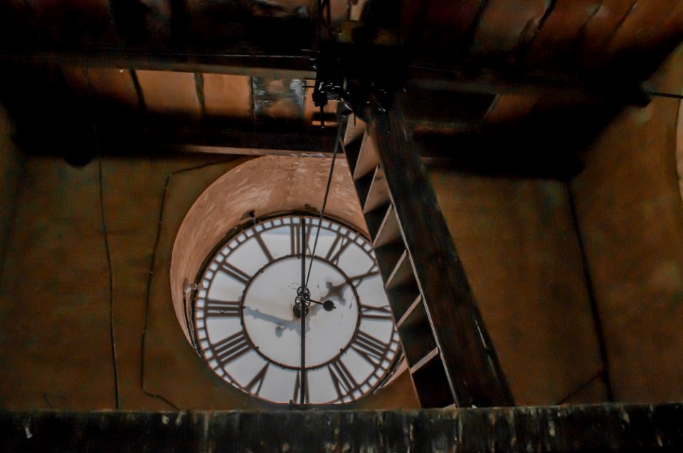 Chiquinquira Basilica clock tower