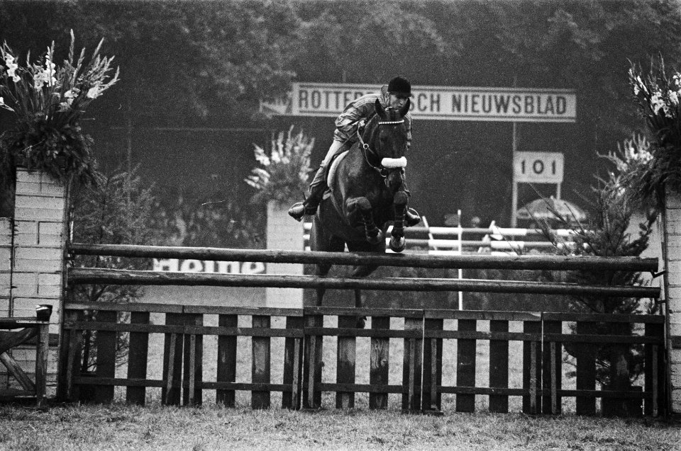 CHIO te Rotterdam Johan Heins met Pentagon, Bestanddeelnr 929-3127