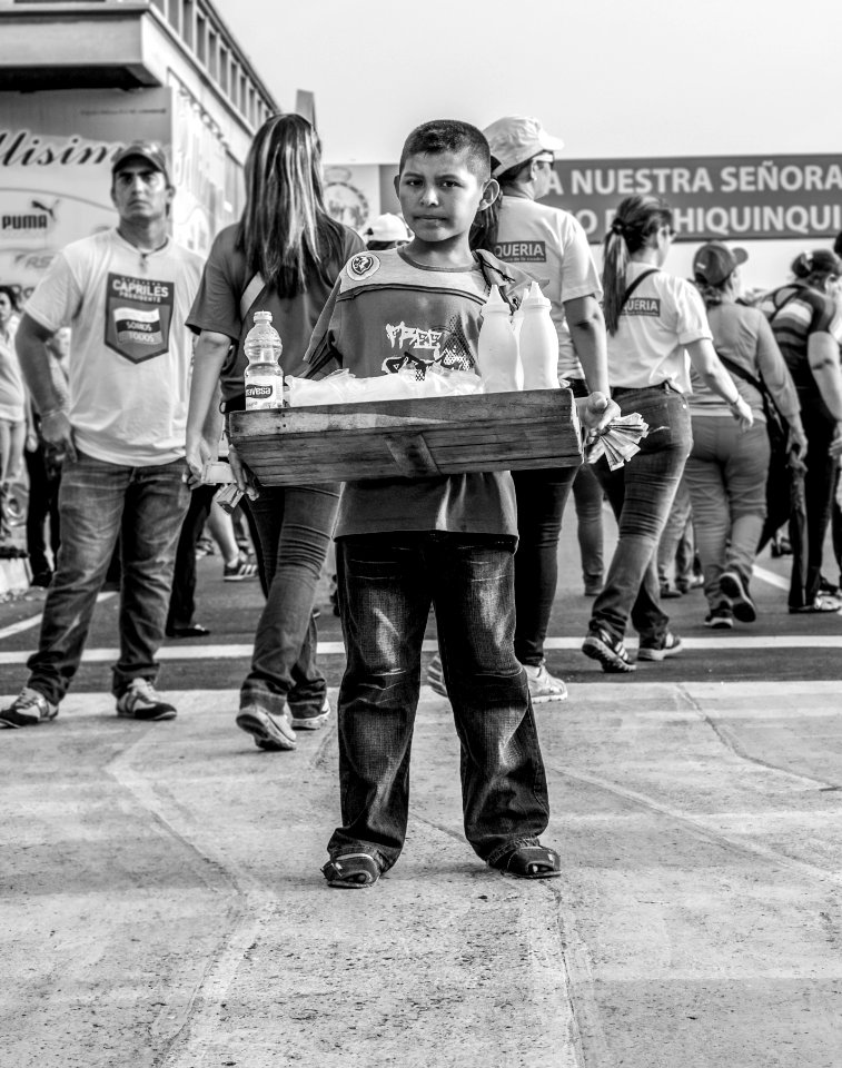 Child working in Maracaibo