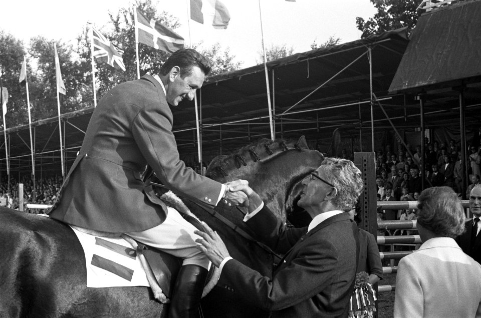 CHIO, Rotterdam (22e) Burgemeester Thomassen en Harry Wouters van den Oudenweij, Bestanddeelnr 922-7665