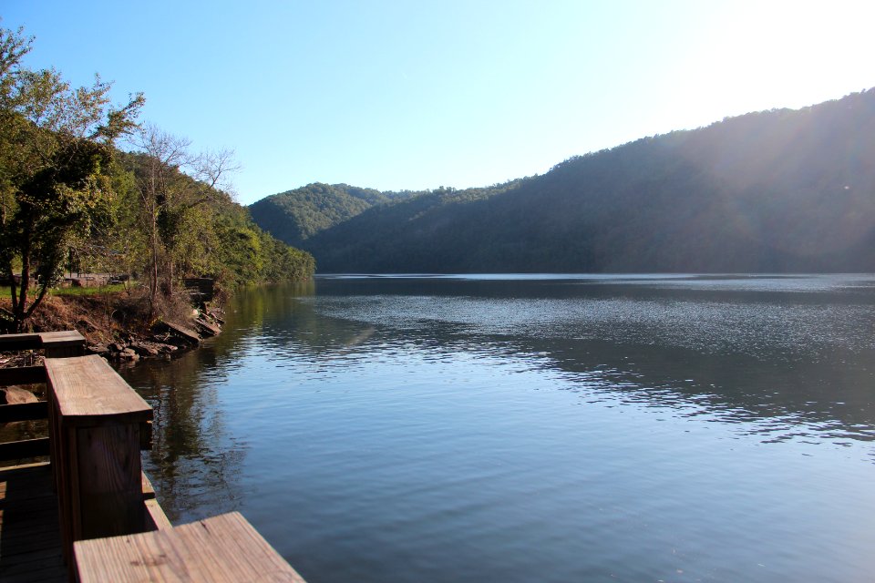Chilhowee Lake from US 129, Aug 2019 3