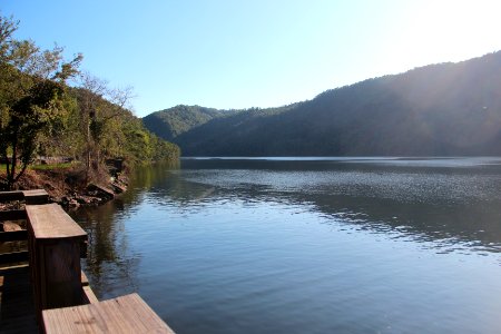 Chilhowee Lake from US 129, Aug 2019 3
