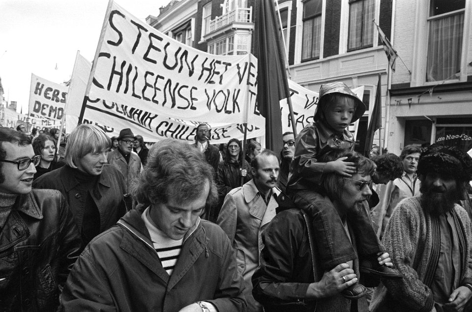 Chili-demonstratie in Den Haag, Bestanddeelnr 926-6988