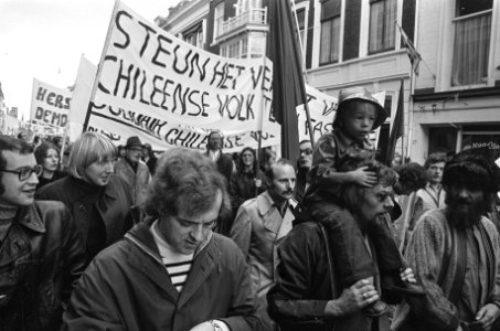 Chili-demonstratie in Den Haag, Bestanddeelnr 926-6988
