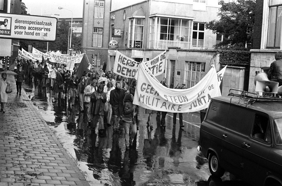 Chili-demonstratie in Den Haag, Bestanddeelnr 926-6989