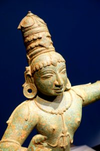 Child-saint Sambandar, Chola dynasty, 12th century AD, Tamil Nadu, India, bronze - Freer Gallery of Art - DSC04505