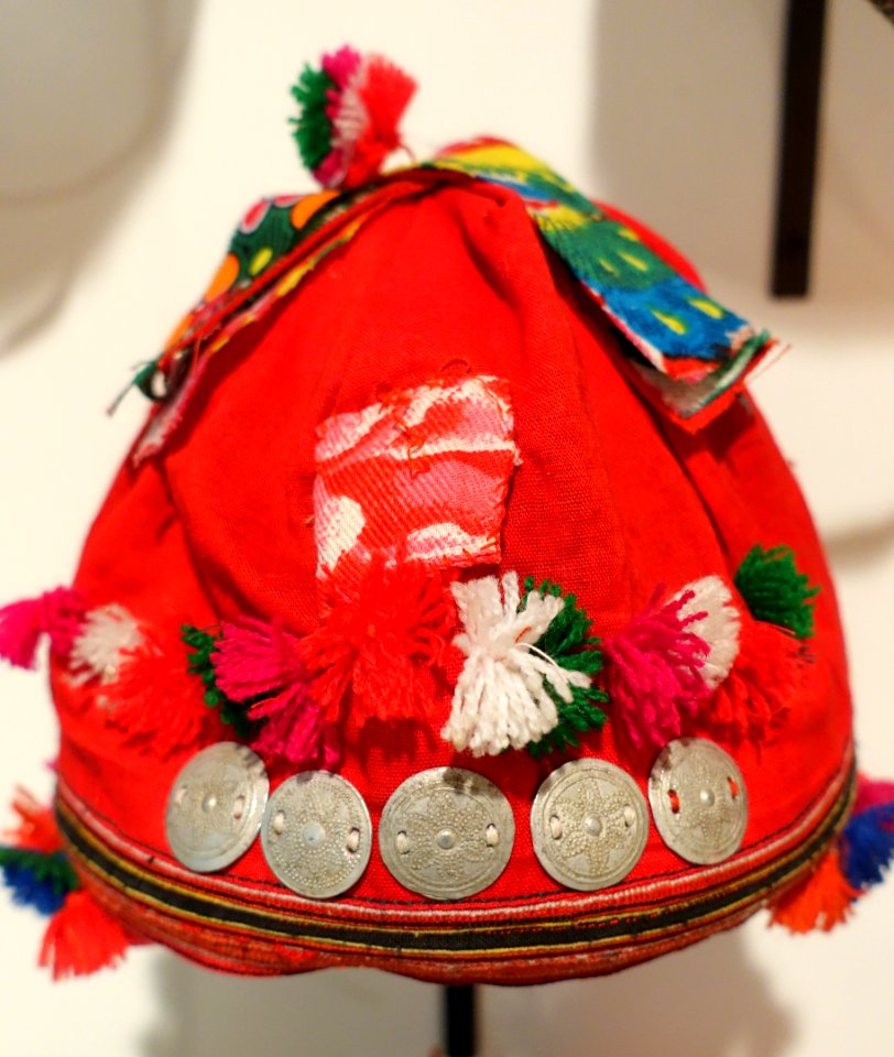 Child's cap, Dao Tuyen, Xin Man, Ha Giang, 2008 - Vietnamese Women's Museum - Hanoi, Vietnam - DSC04323