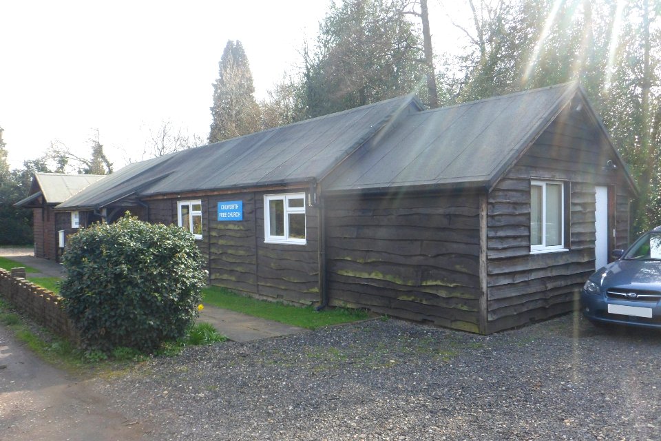 Chilworth Free Church, Brookswood, Chilworth (March 2014, from Northwest)