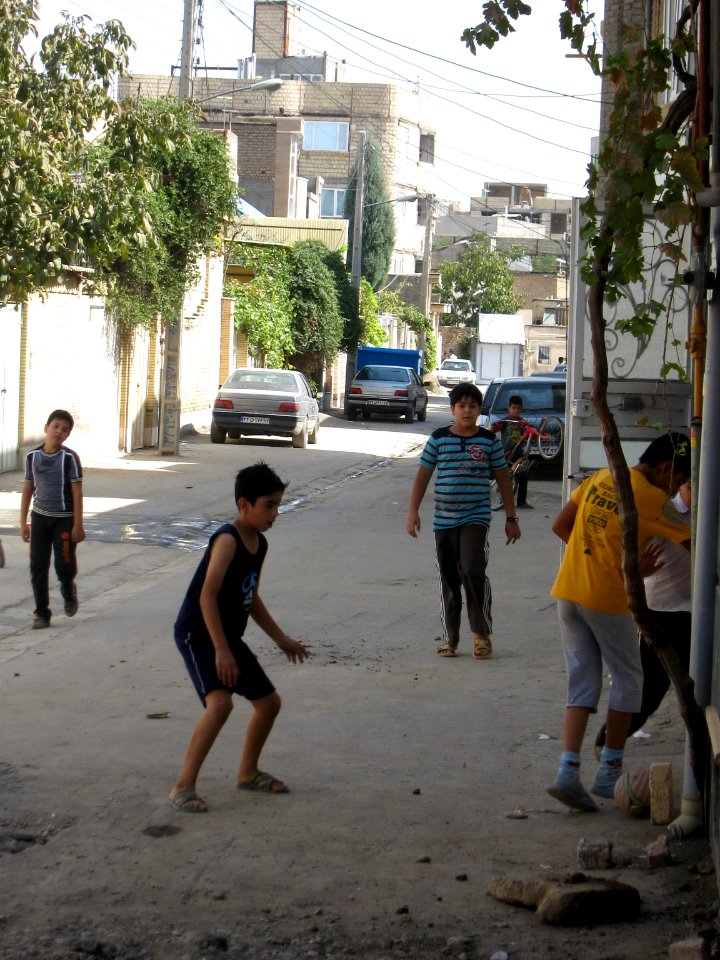 Children playing in Alley - near Be'sat sq - Nishapur 5