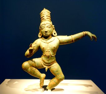 Child-saint Sambandar, Chola dynasty, 12th century AD, Tamil Nadu, India, bronze - Freer Gallery of Art - DSC04503