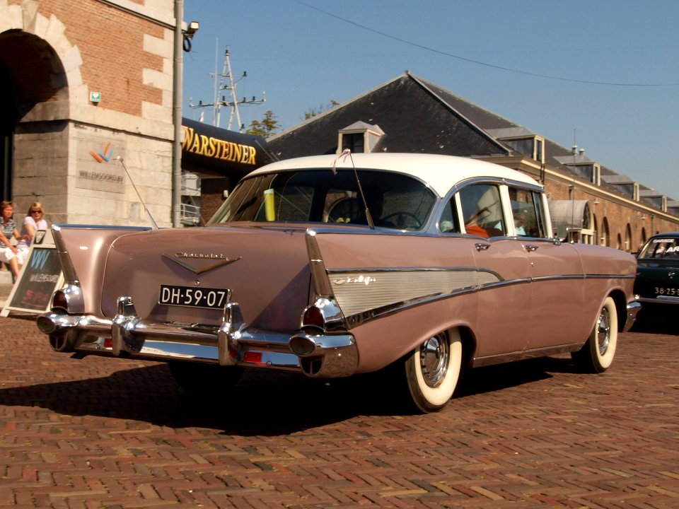 Chevrolet Bel Air (1957), Dutch licence registration DH-59-07 pic3
