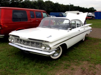 Chevrolet Bel air (1959) at the Autotron, dutch licence registration AR-04-47 p1