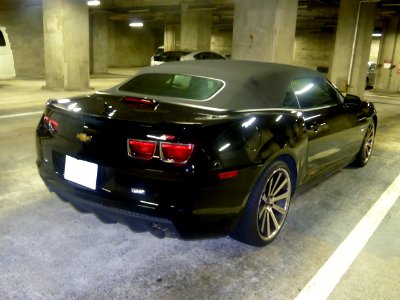 Chevrolet CAMARO V SS CONVERTIBLE rear photo