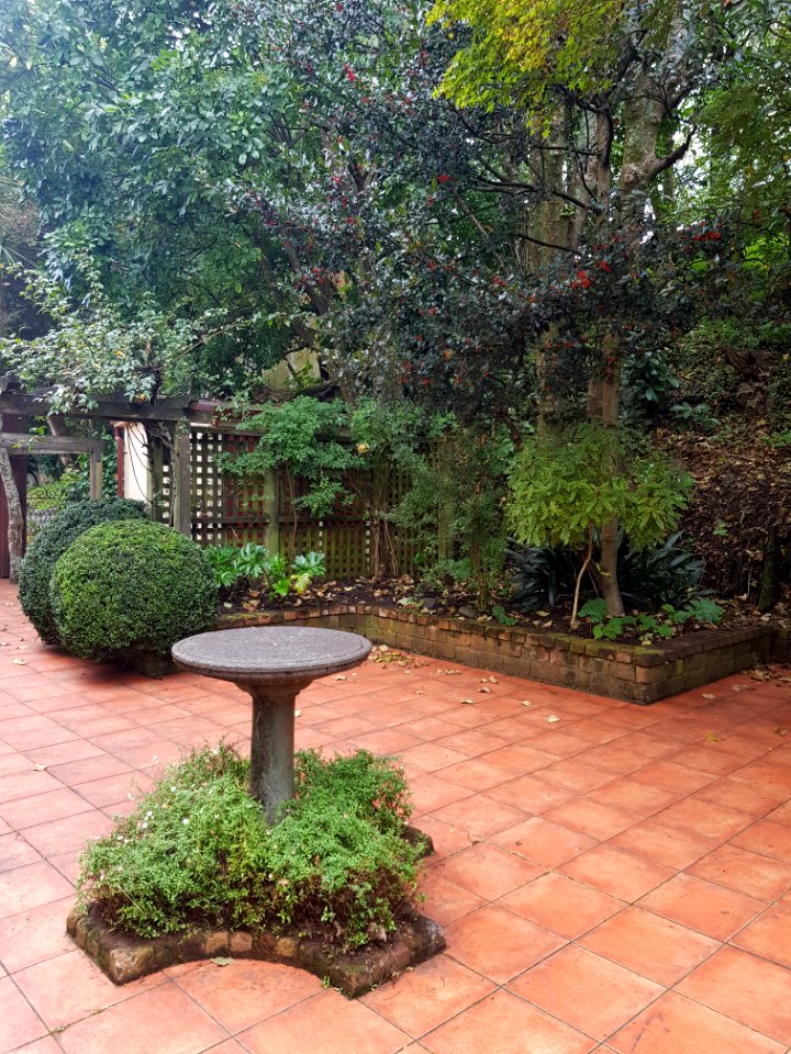 Chevening Flats back garden