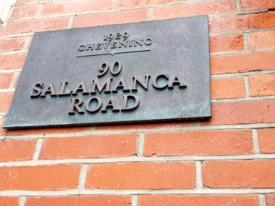 Chevening Flats address plaque photo